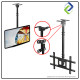 Maximize Space: Ceiling TV Mount for 32"-70" Flat Panel TVs