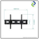 Universal MaxFlex TV Wall Mount Bracket (42"-120")