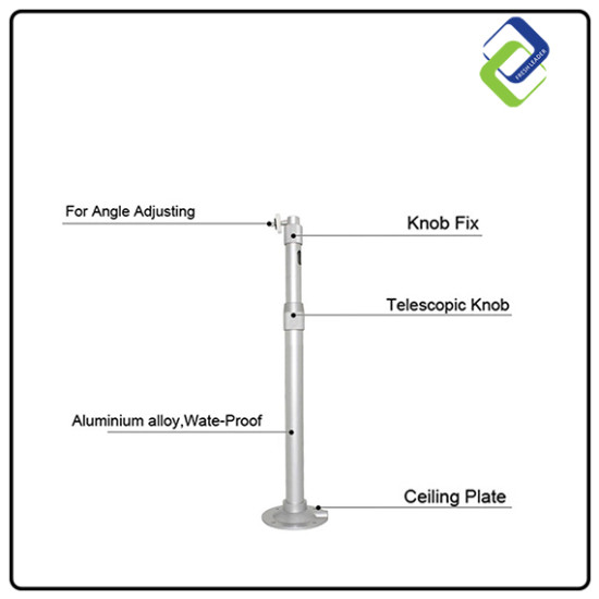 Universal Projector Ceiling/Wall Mount with Adjustable 30-60cm Retractable Arm Universal Projector Ceiling/Wall Mount with Adjustable 30-60cm Retractable Arm