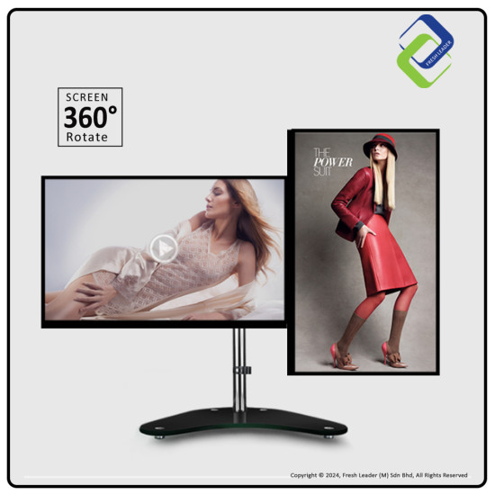 Premium Dual Monitor Stand | Tempered Glass | 15-27 inch | Adjustable Desk Mount Premium Dual Monitor Stand | Tempered Glass | 15-27 inch | Adjustable Desk Mount