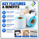 Thermal Label Paper Roll 40mm x 20mm – 1,200 Labels