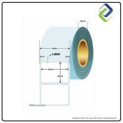Thermal Label Paper Sticker Roll 40mm X 30mm (700pcs)