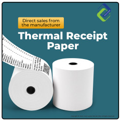Coreless Thermal Receipt Paper (80mm x 60mm)