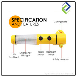 Upgrade Your Safety Kit: 5 in 1 Emergency Torchlight - The Ultimate Car Companion