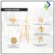 Wooden Artist Painting Display Easel Stand 150cm Height - Professional Art Supplies