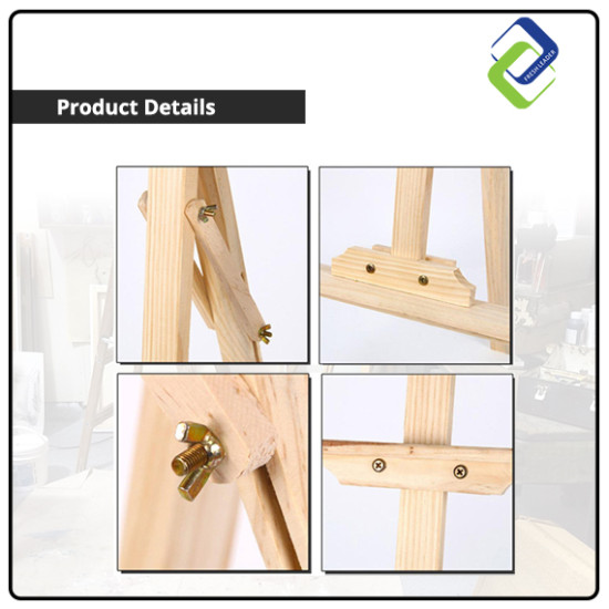 Wooden Artist Painting Display Easel Stand 150cm Height - Professional Art Supplies