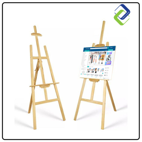 Wooden Artist Painting Display Easel Stand 150cm Height - Professional Art Supplies