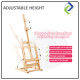 Artistic Pine Wood Easel Stand for Paintings - Display Your Masterpieces Artistic Pine Wood Easel Stand for Paintings - Display Your Masterpieces