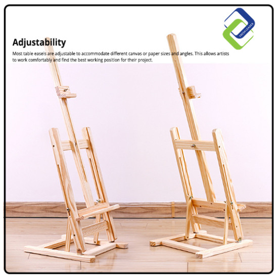 Artistic Pine Wood Easel Stand for Paintings - Display Your Masterpieces Artistic Pine Wood Easel Stand for Paintings - Display Your Masterpieces