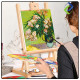 Artistic Pine Wood Easel Stand for Paintings - Display Your Masterpieces Artistic Pine Wood Easel Stand for Paintings - Display Your Masterpieces