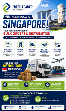 Singapore Wholesale Supplier Malaysia Fresh Leader Bulk Order Distributor